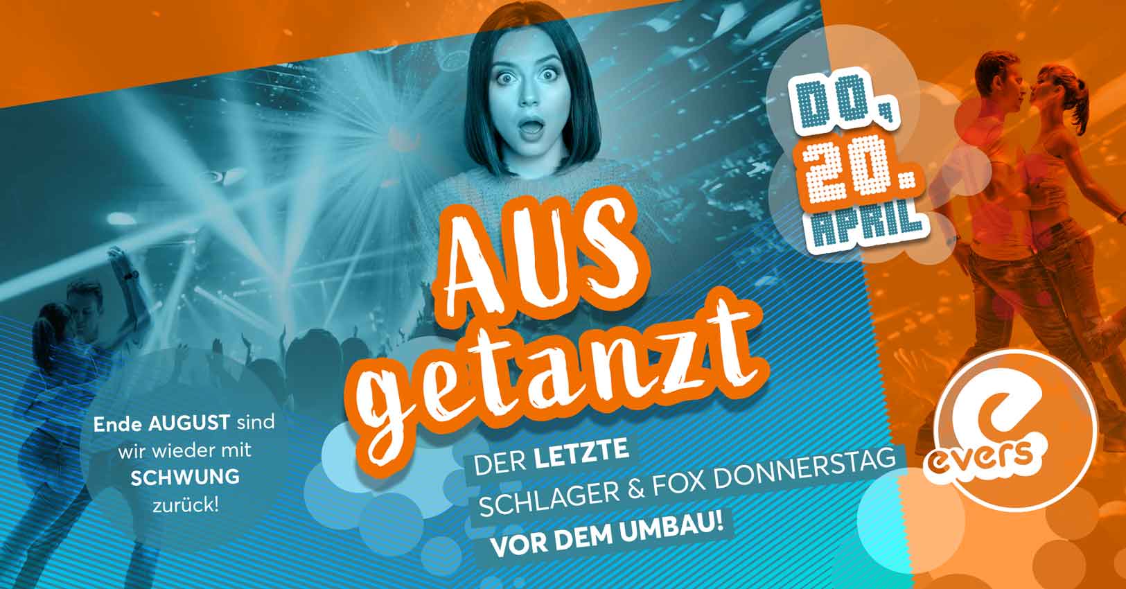 Ausgetanzt - Der letzte Schlager & Fox Donnerstag vorm Umbau | DO 20.04.