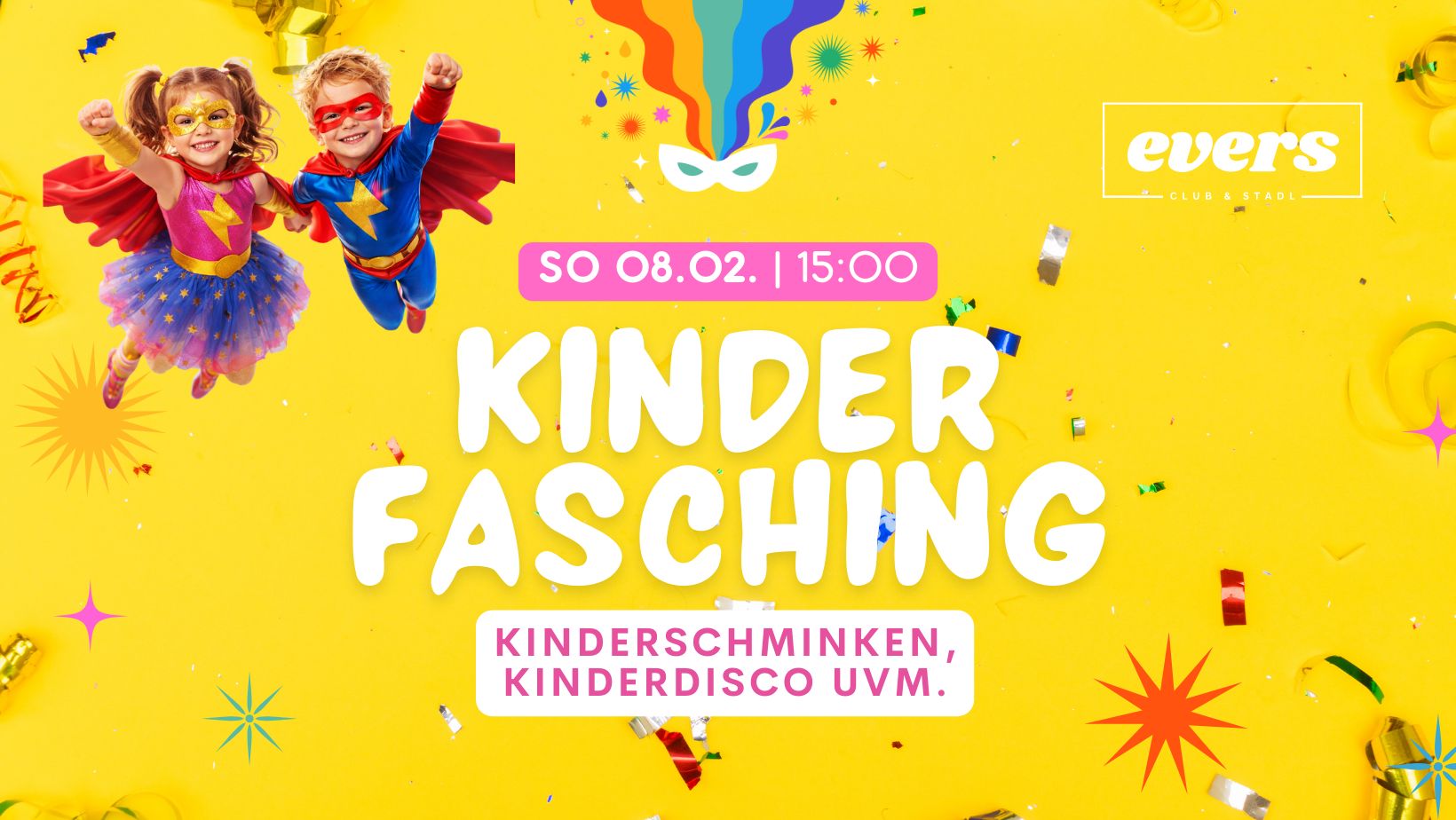 Kinderfasching SO 08.02.